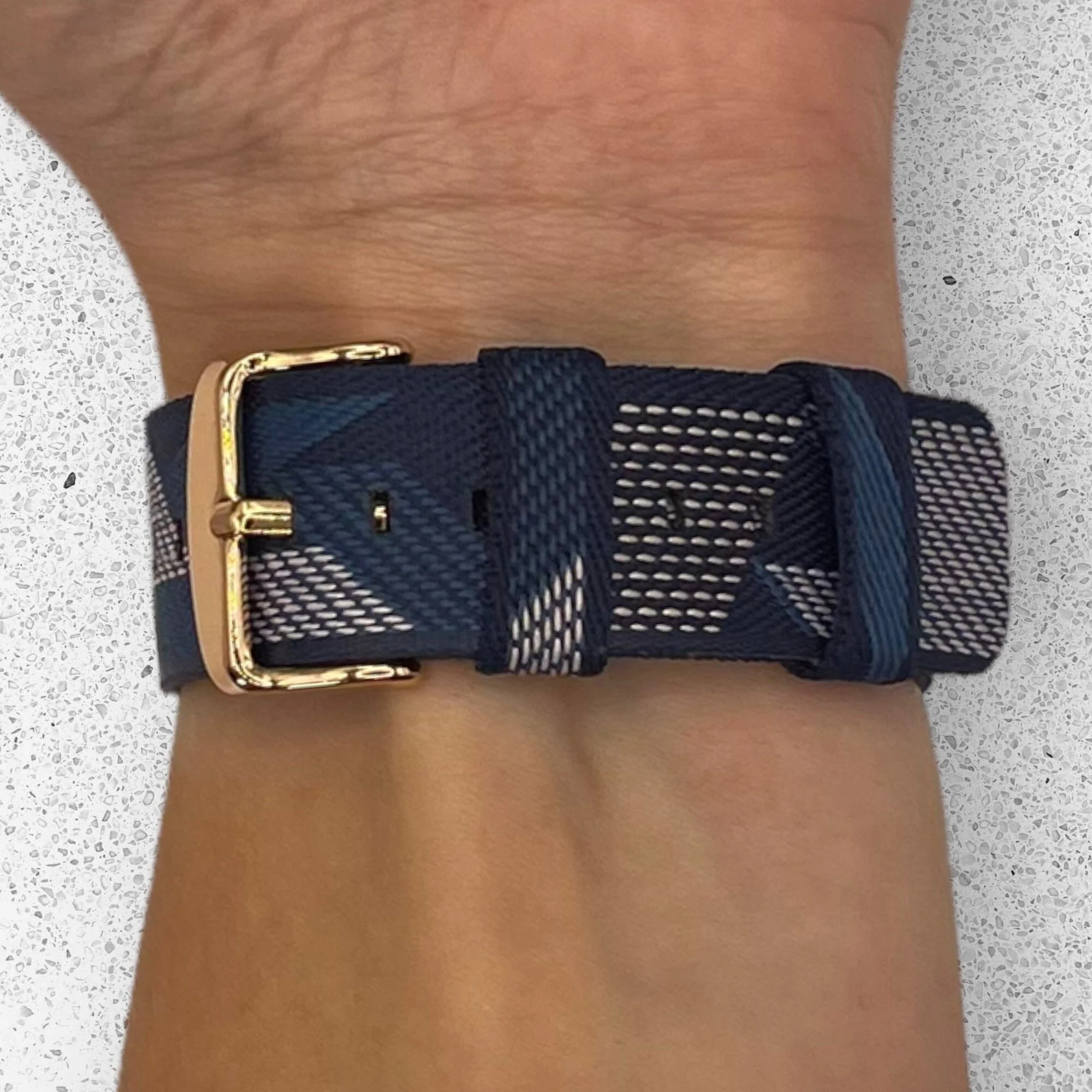 Stylish Canvas Watch Straps Compatible with Samsung Galaxy Watch 42mm - Image 18