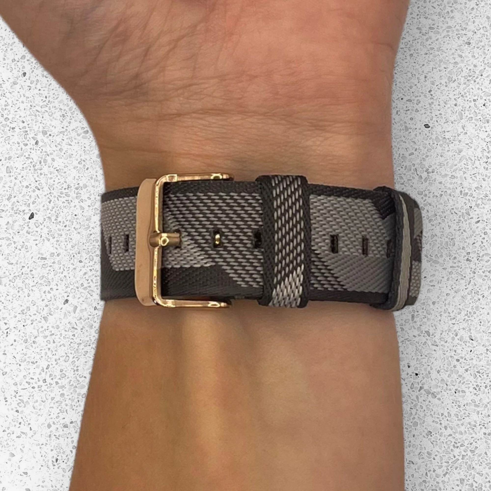 Stylish Canvas Watch Straps Compatible with Samsung Galaxy Watch 42mm - Image 19