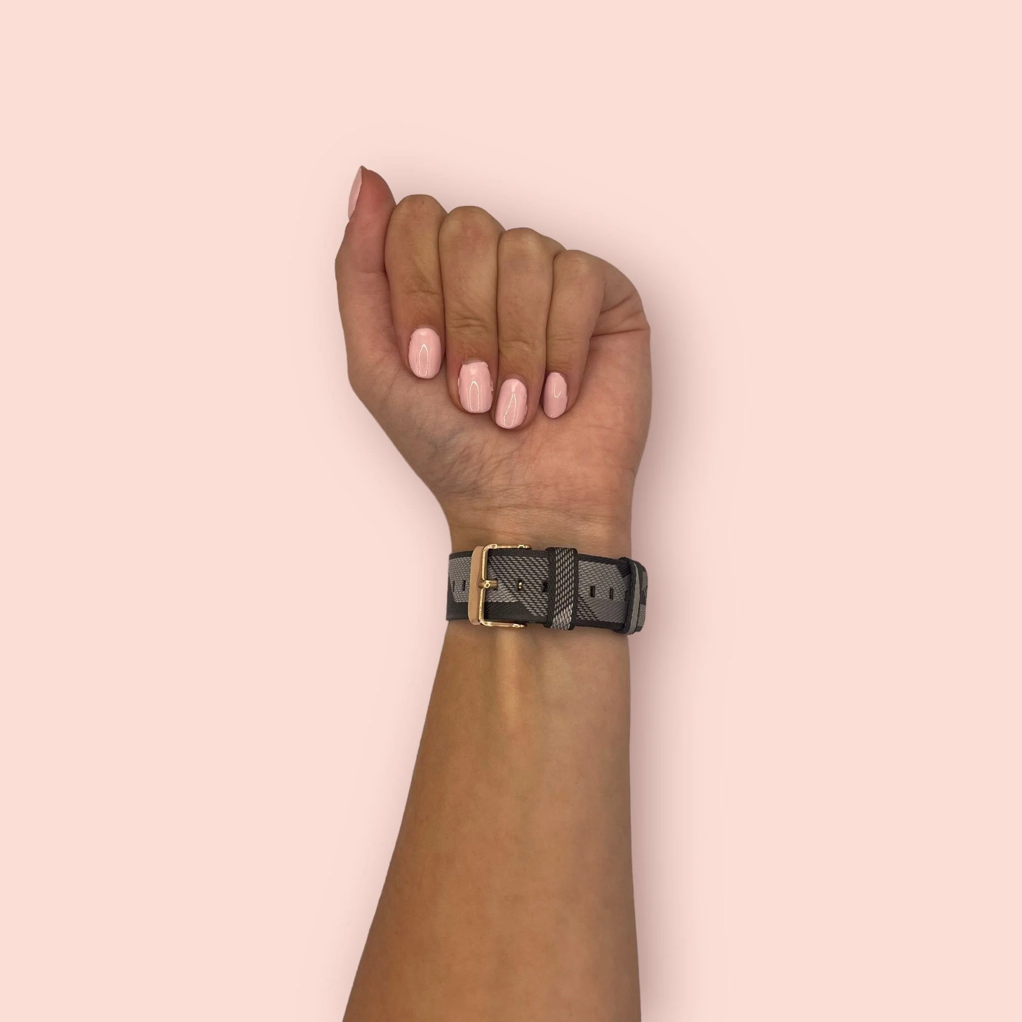 Stylish Canvas Watch Straps Compatible with Samsung Galaxy Watch 42mm - Image 31