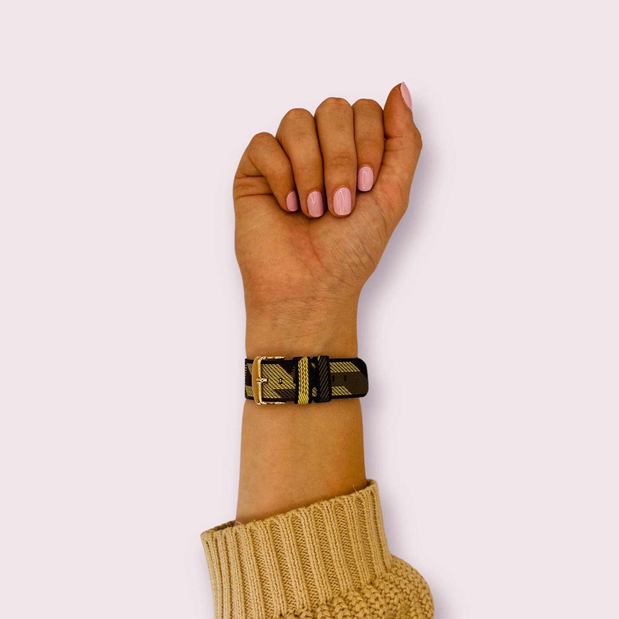Stylish Canvas Watch Straps Compatible with Samsung Galaxy Watch 42mm - Image 34