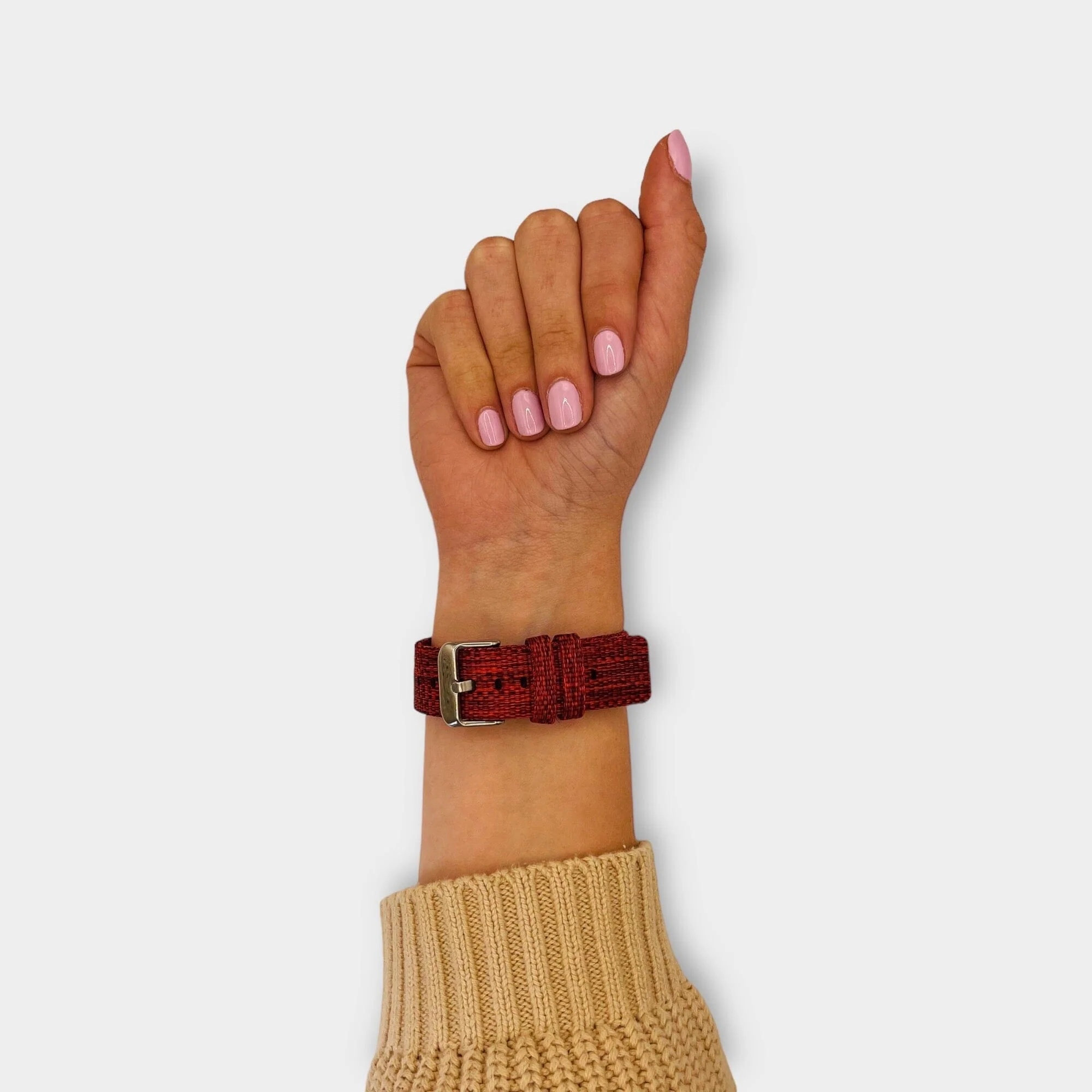 Stylish Canvas Watch Straps Compatible with Samsung Galaxy Watch 42mm - Image 37