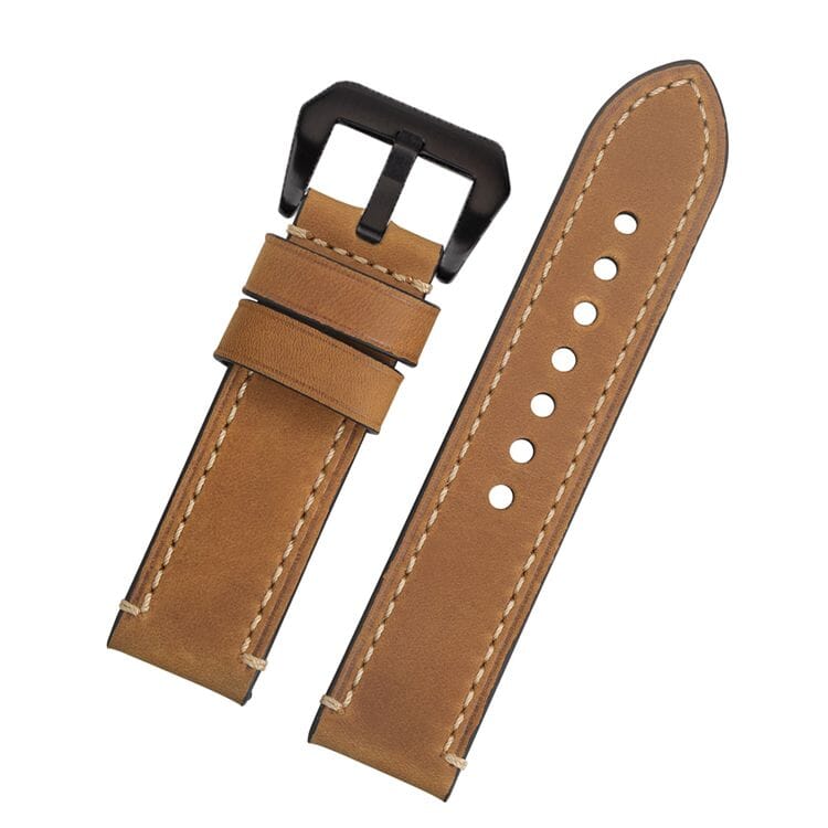 Universal Handmade Retro Leather Watch Straps - Compatible with most models - Image 5