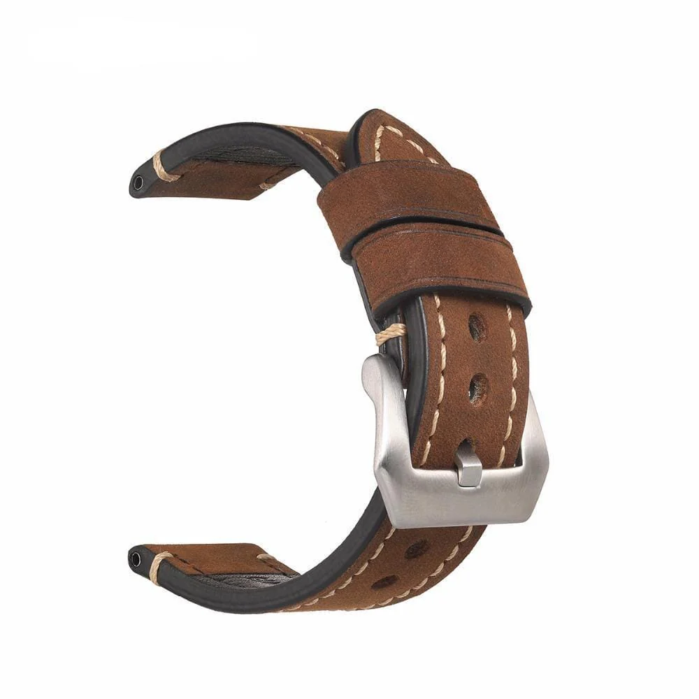 Universal Handmade Retro Leather Watch Straps - Compatible with most models - Image 8