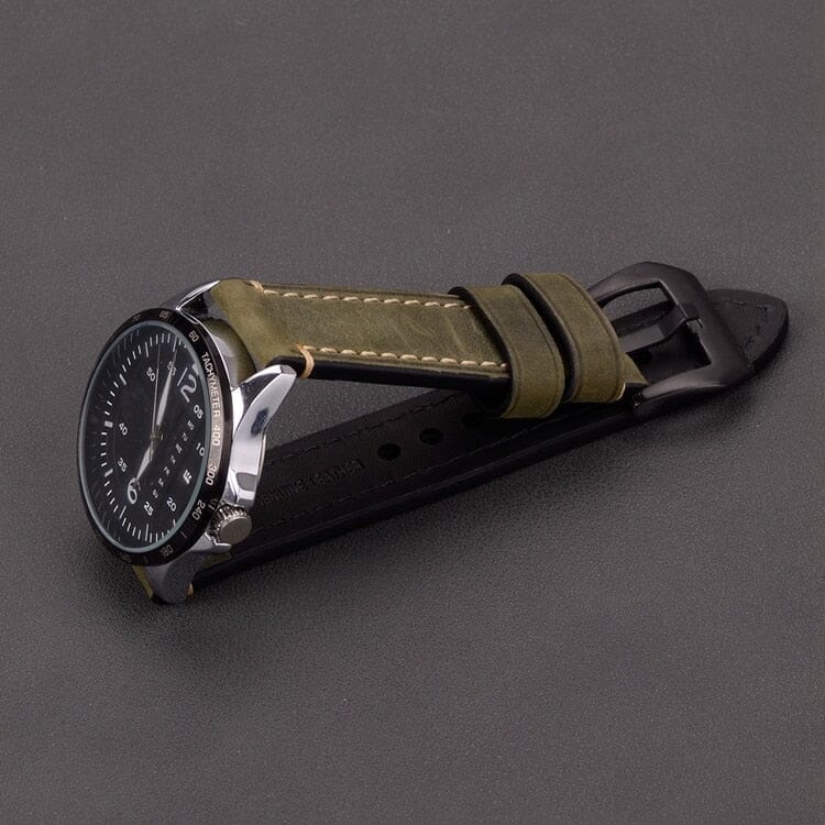 Universal Handmade Retro Leather Watch Straps - Compatible with most models - Image 9