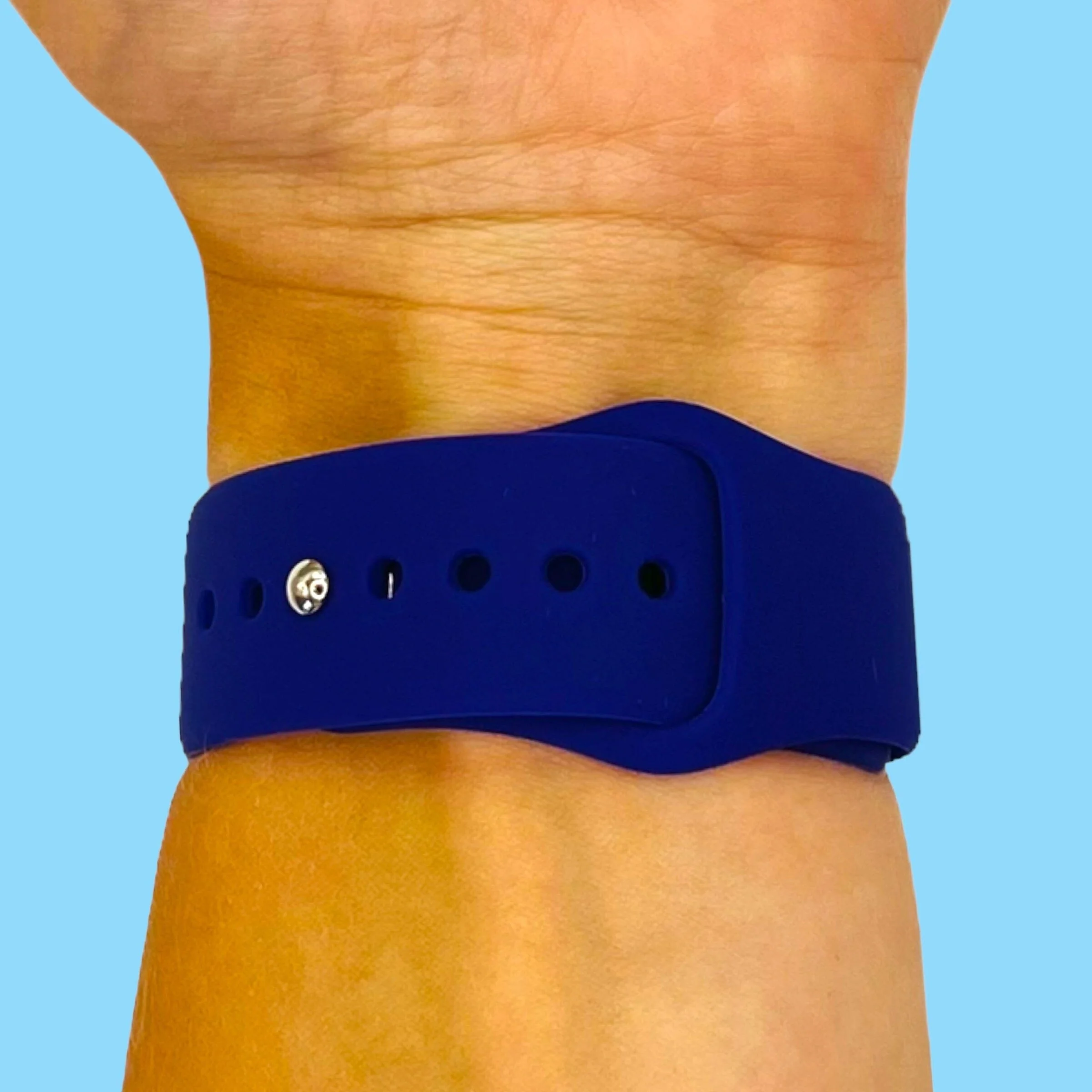 Universal Silicone Button Style Watch Straps Compatible with Most Watches - Image 20