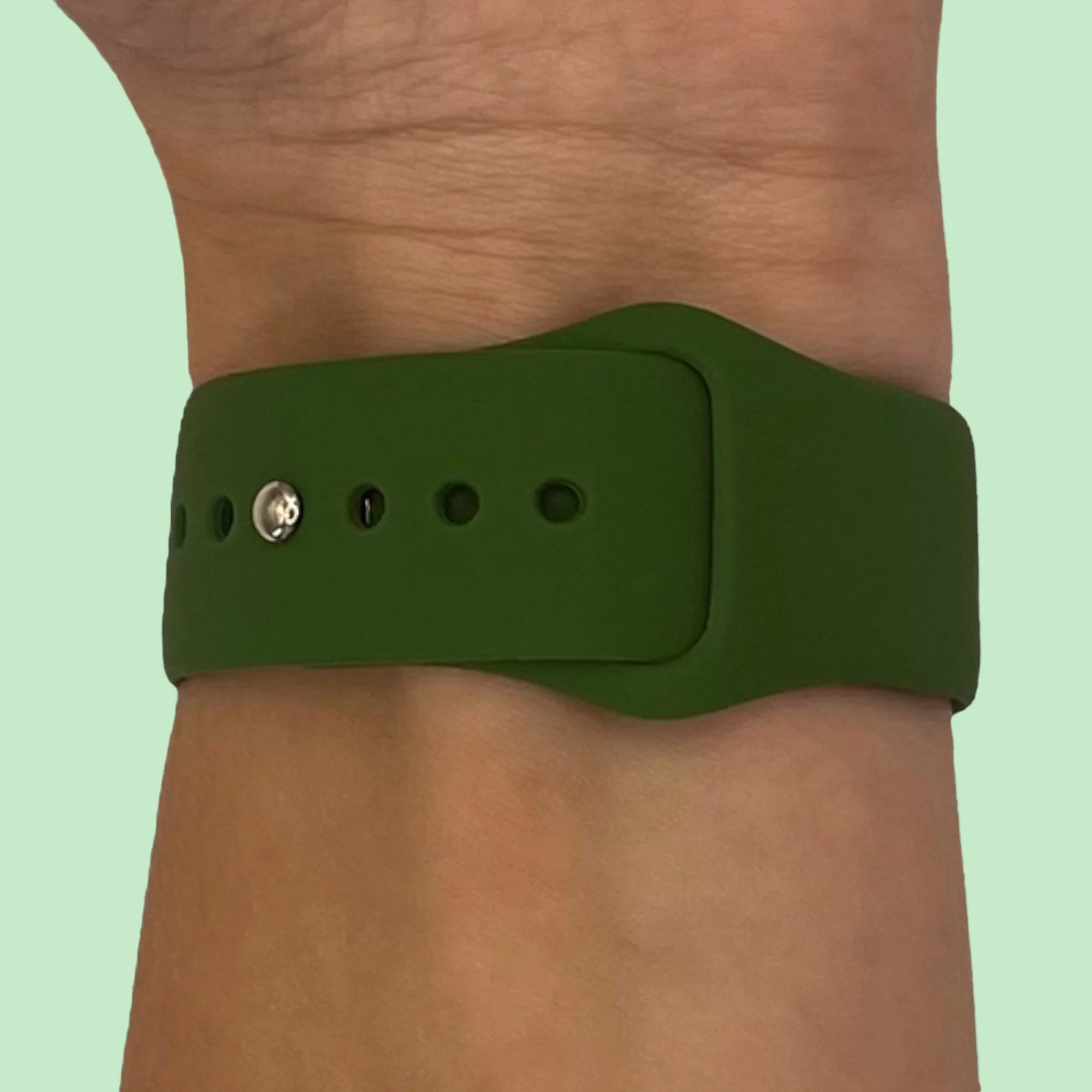Universal Silicone Button Style Watch Straps Compatible with Most Watches - Image 21