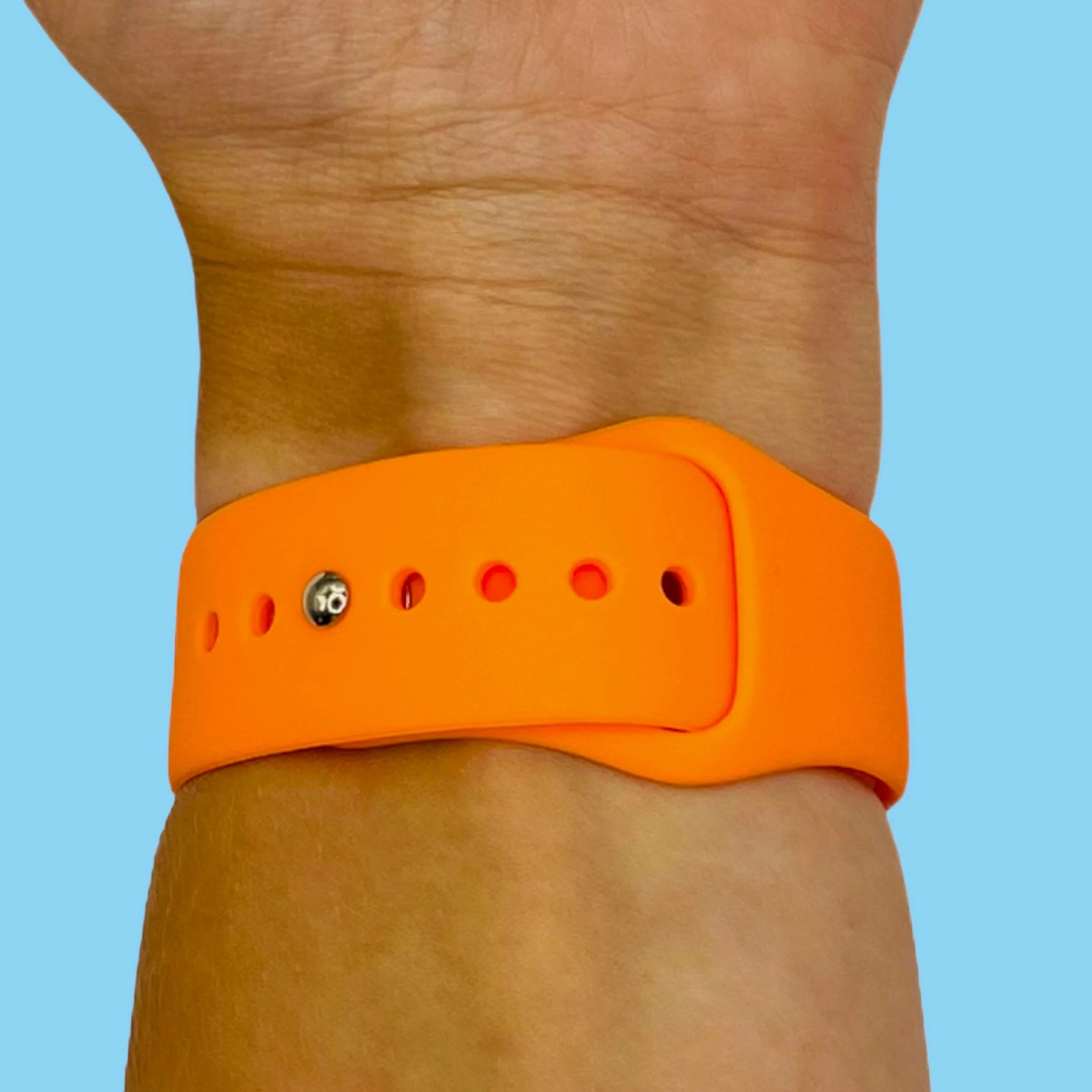 Universal Silicone Button Style Watch Straps Compatible with Most Watches - Image 25