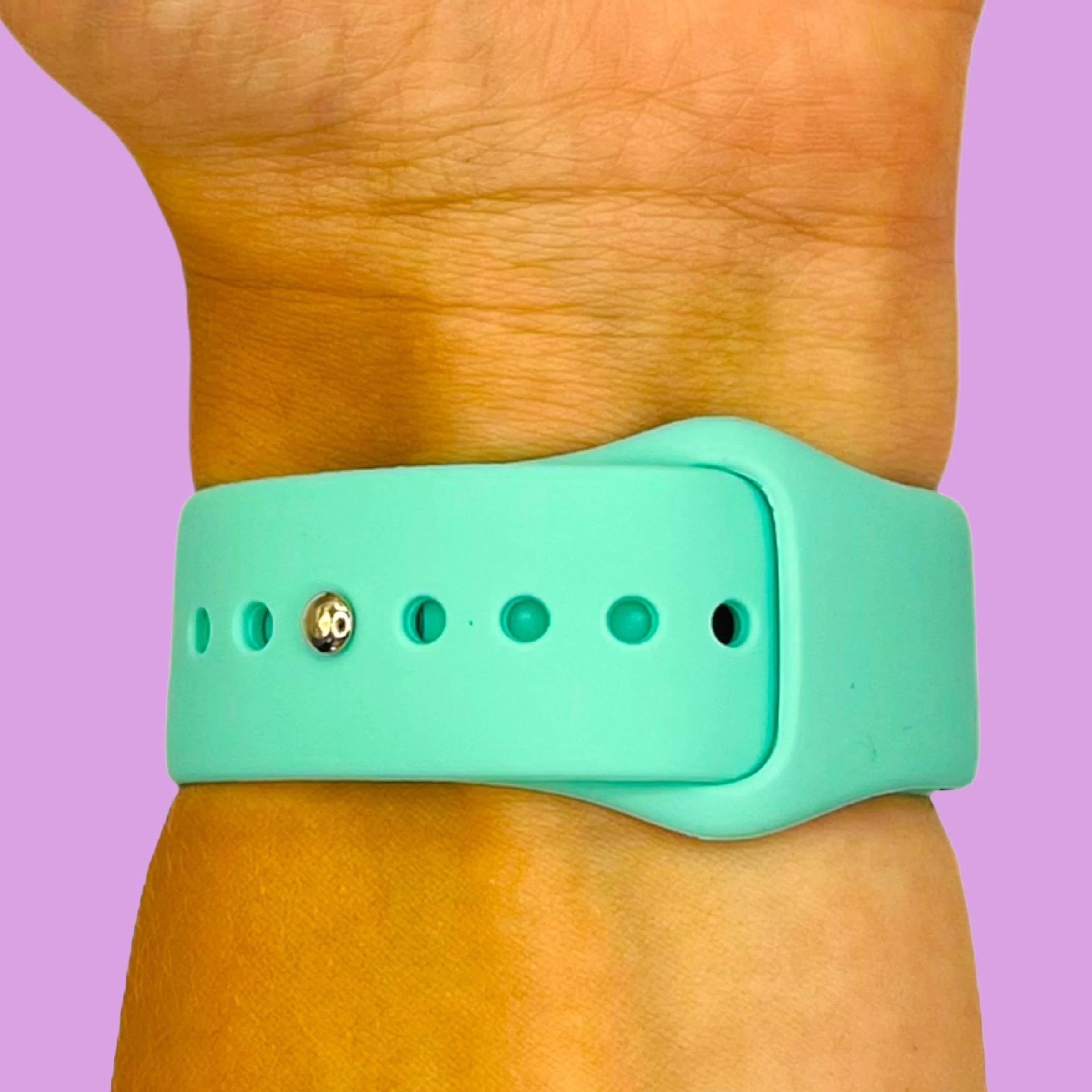 Universal Silicone Button Style Watch Straps Compatible with Most Watches - Image 29
