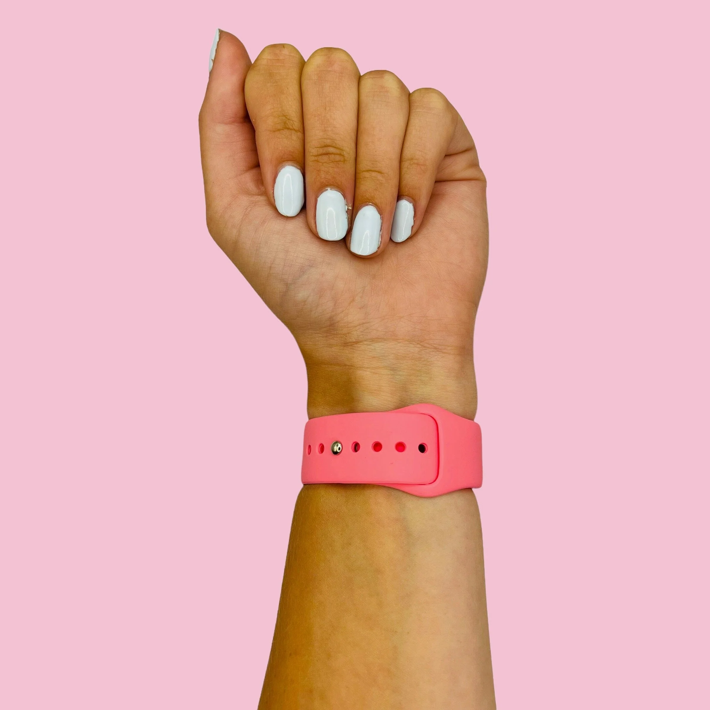 Universal Silicone Button Style Watch Straps Compatible with Most Watches - Image 42
